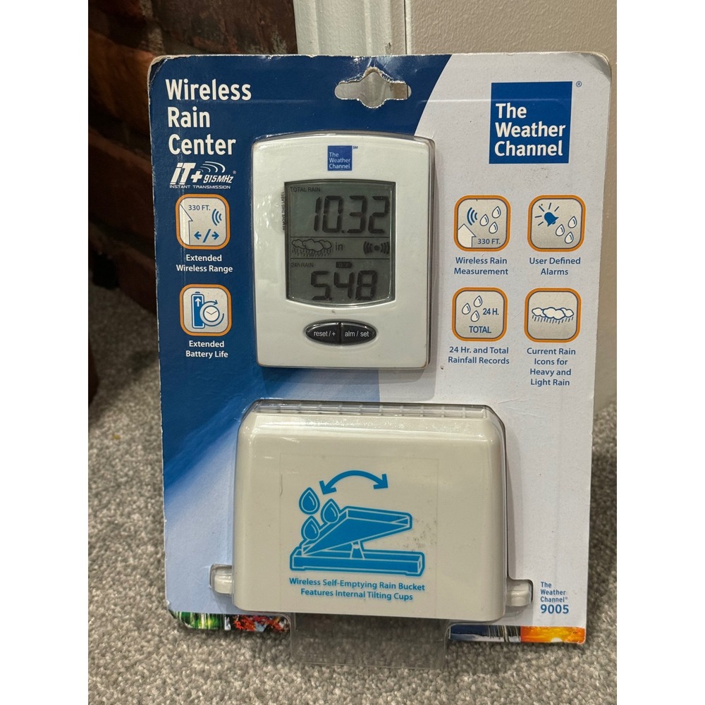 The Weather Channel Wireless Rain Center La Crosse Technology New